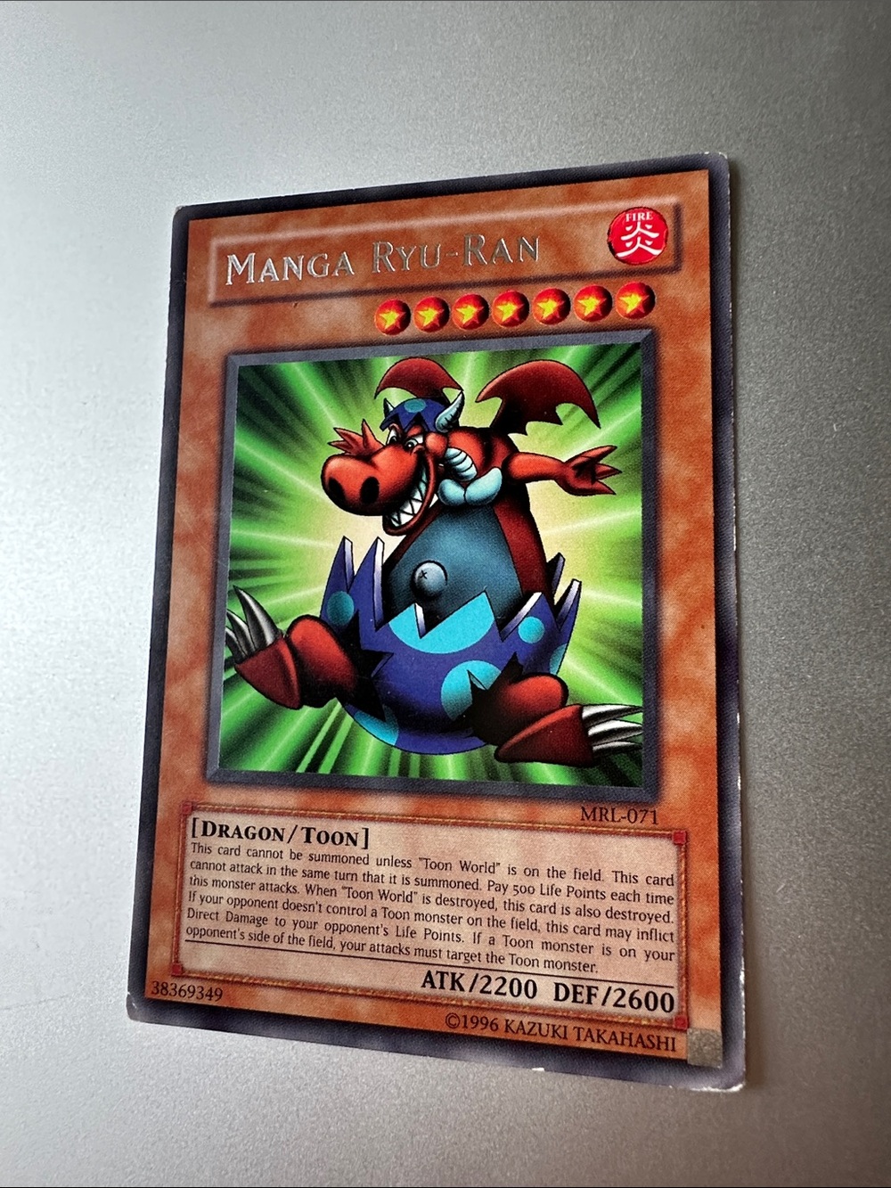 Manga Ryu-Ran Yu-Gi-Oh! Trading Card